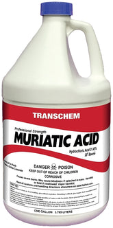 Sunbelt Chemicals MA1 Muriatic Acid, Liquid, Acrid, Pungent, Clear, 1 gal, Bottle